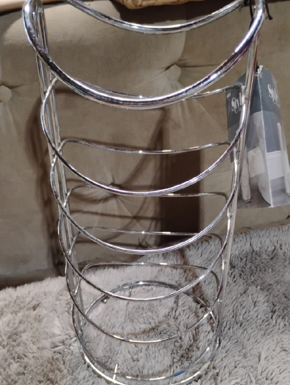 Style Chrome Multi-Ring Toilet Paper Holder
